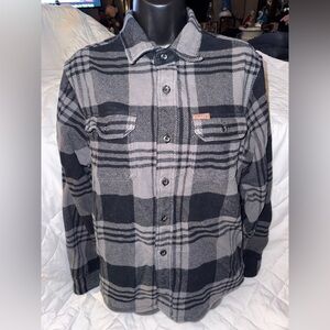 Orvis Big Bear Heavyweight Double Brushed Flannel Button Down Shirt with Pockets